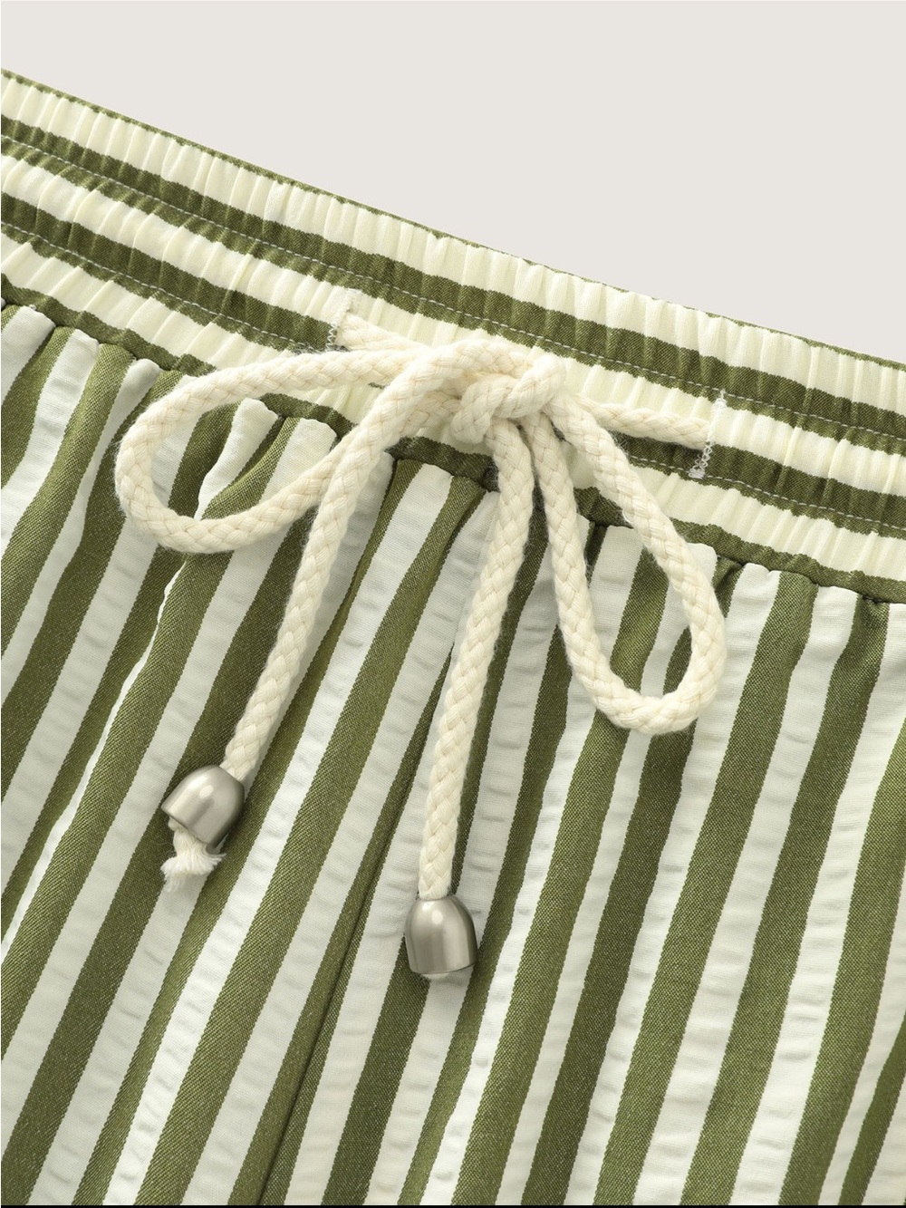 BloomChic Striped Olive Green Drawstring Jogger Pants size 1X(14-16) - Picture 6 of 16